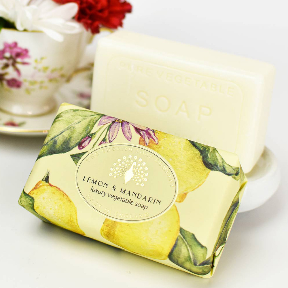 ESC Vintage, 190g Soap Bars, Lemon & Mandarin