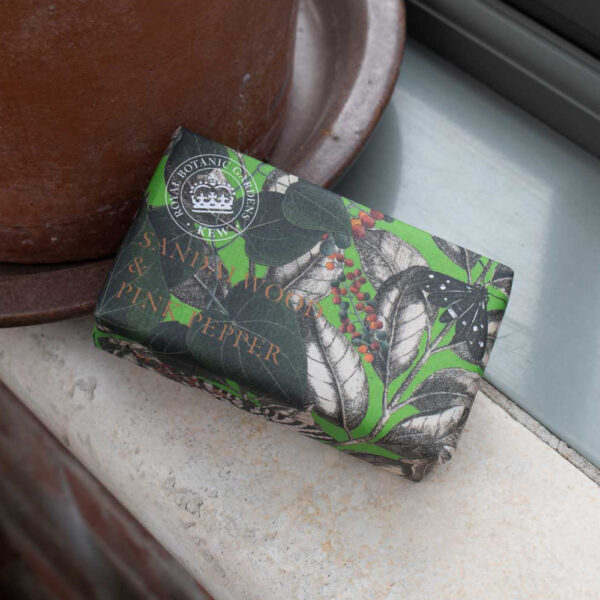Kew Gardens, 240g Soap Bar, Sandalwood & Pink Pepper