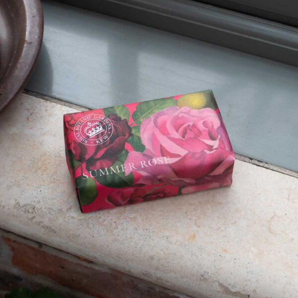 Kew Gardens, 240g Soap Bar, Summer Rose